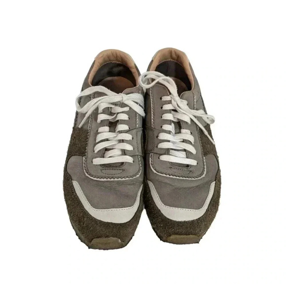 Clarks Gray and Brown Sneakers - Picture 3 of 10
